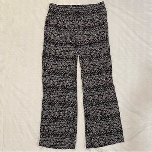 mid-rise soft wide leg pants